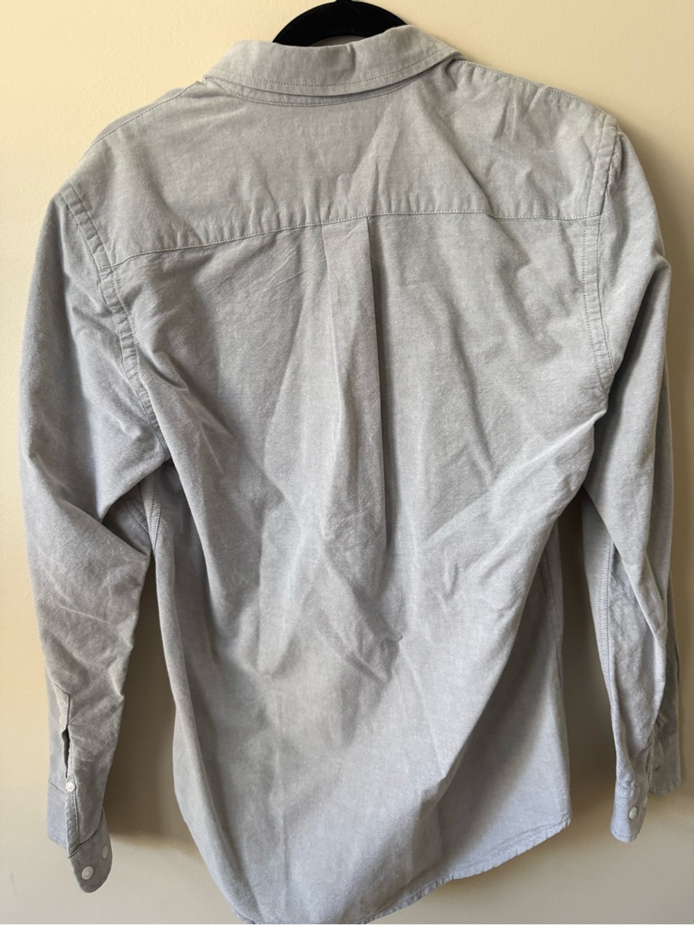 Amazon Essentials Men’s Slim Fit Gray Oxford Button Down Shirt Small - Picture 4 of 4